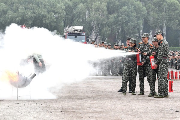 Shanxi University holds firefighting exercise