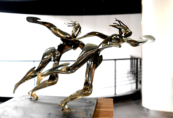 Exhibition of faculty artwork held at Shanxi University