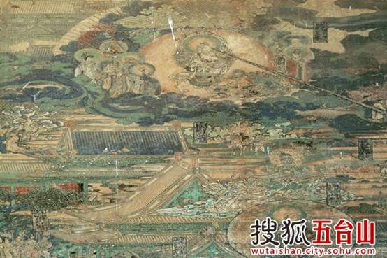 Treasured oriental Buddhist murals