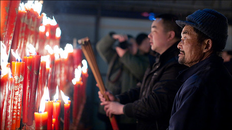 Custom of burning incense at Mount Wutai