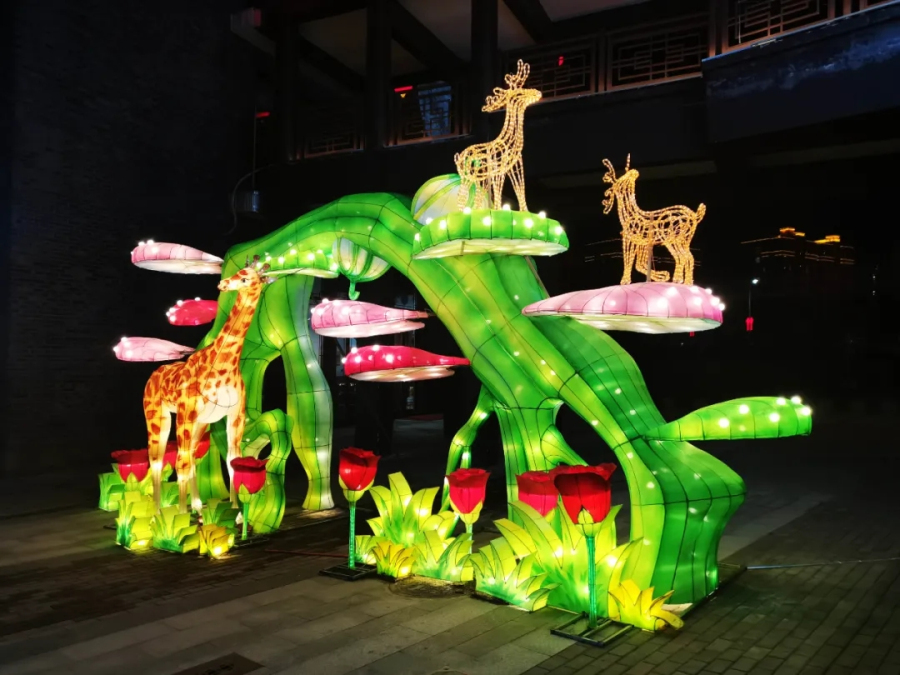 Tai'an dresses up for Lantern Festival celebration