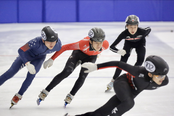 Shandong short-track speed skating held in Tai'an