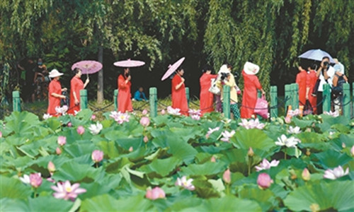 Faku county lotus festival kicks off