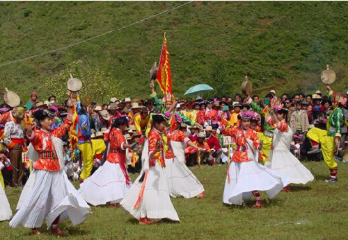 Mountain worship festival