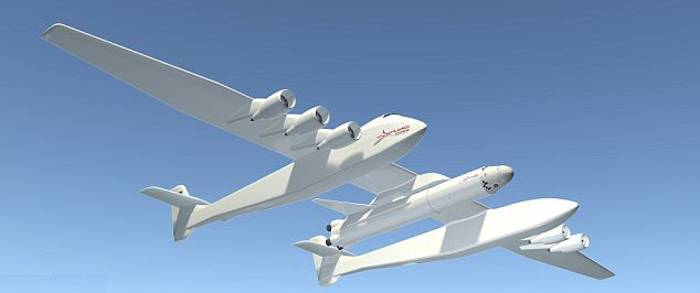 World's largest plane<BR>最大飞机可携火箭上天
