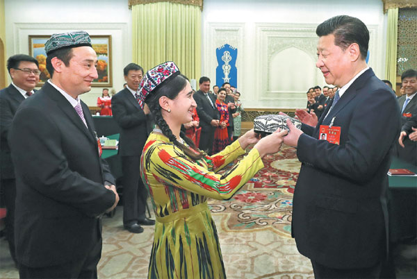 'Cherish ethnic unity,' president tells Xinjiang