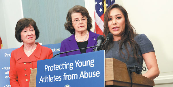 Former Olympic gymnasts allege serial sex abuse