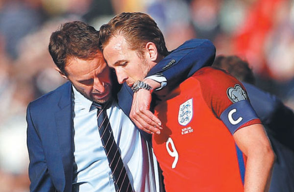 Southgate exorcising ghosts in England's sputtering machine