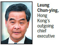 Belt, Road can help HK, says Leung