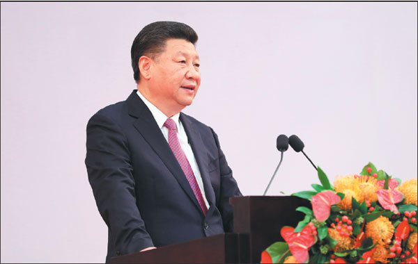 President Xi's speech at the meeting marking the 20th anniversary of HK's return, and the inaugural ceremony of the fifth-term HKSAR government