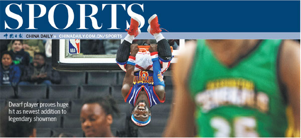 Hot Shot proves size no issue for Harlem Globetrotters