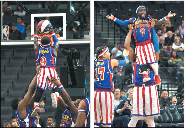 Hot Shot proves size no issue for Harlem Globetrotters