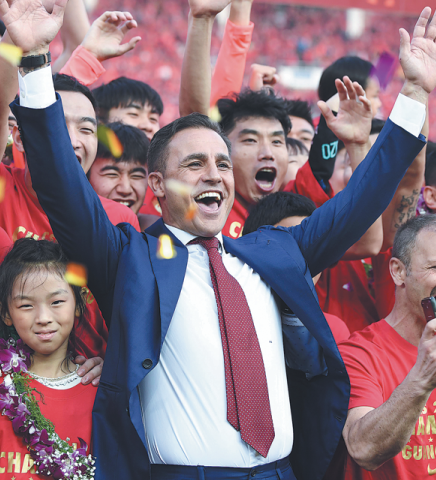 Cannavaro revels in title glory after season of tumult