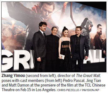 The Great Wall falls flat with US movie audience