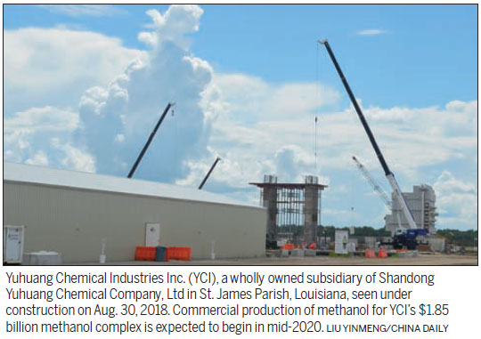 Yuhuang's methanol project gains momentum