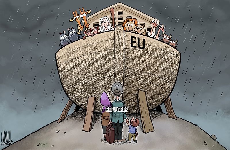 EU-bound refugees - Opinion 