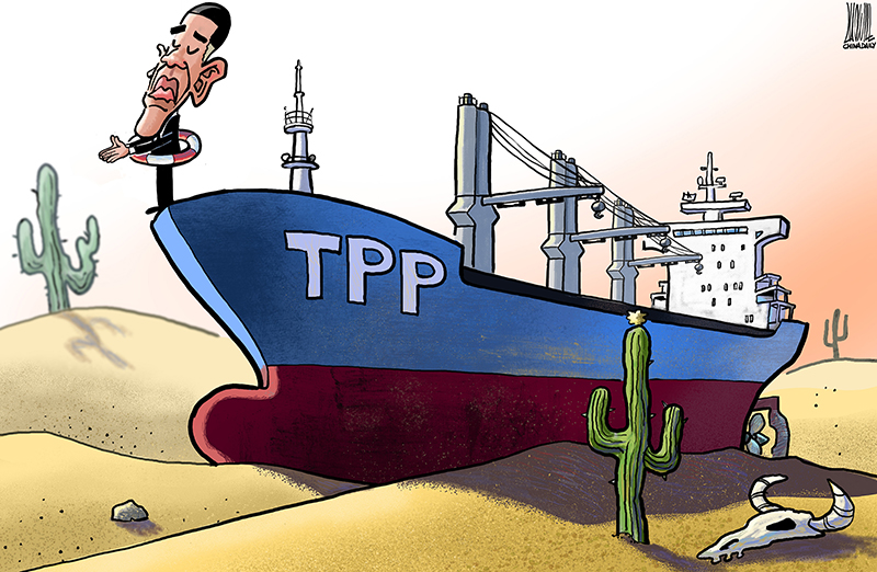 Obama abandons TPP