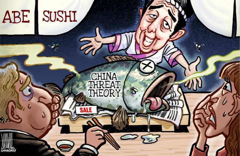 Abe's sale for China threat theory