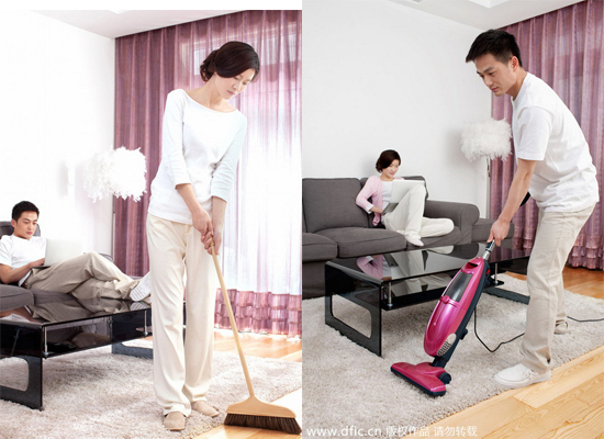 Who does the housework?