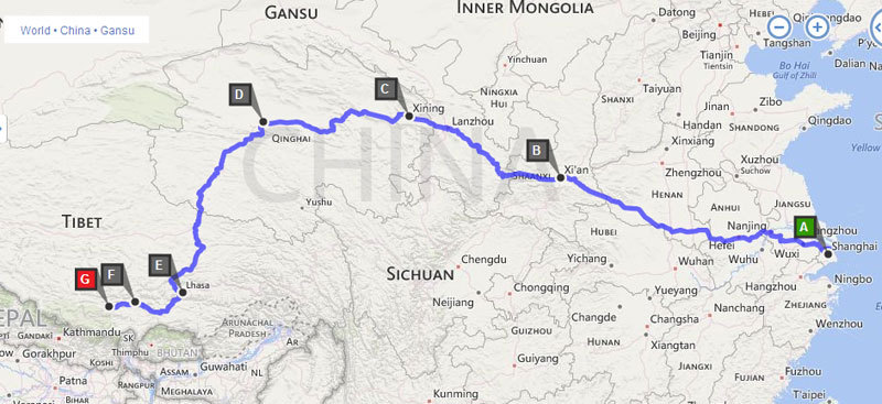 My self-driving tour to Tibet