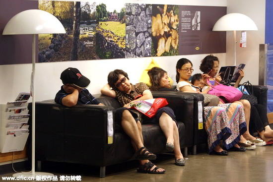 Is it OK to nap at Ikea?