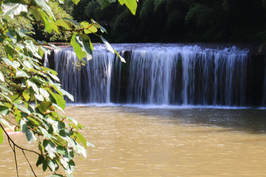 Magnificent view of Sidonggou waterfall