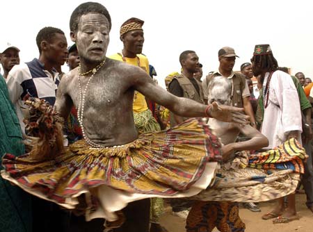 Voodoo Day celebrations in Ouidah