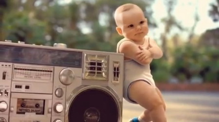 Babies show roller-skating stunts in online video