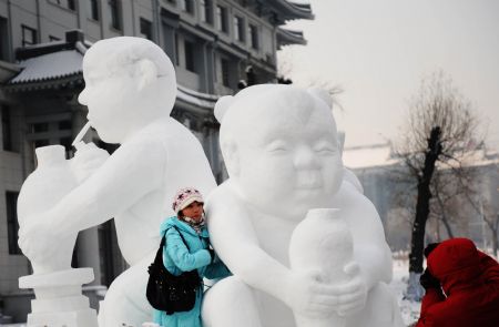 Pick your favorite snow sculpture