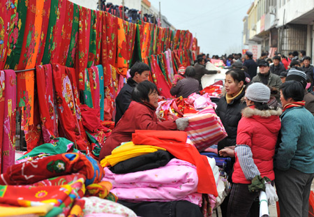 Rural shopping spree for Spring Festival