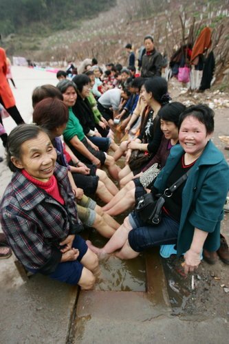 Foot massage at two yuan