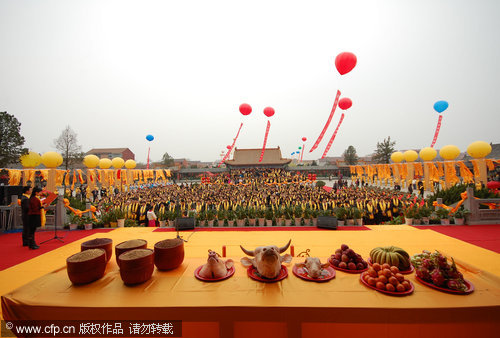 10,000 gather for Laozi’s birthday