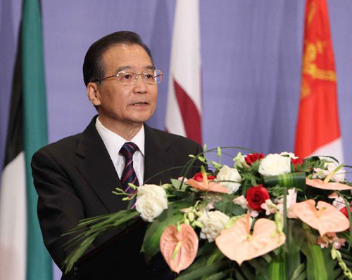 Premier Wen urges upgrading China-Arab co-op