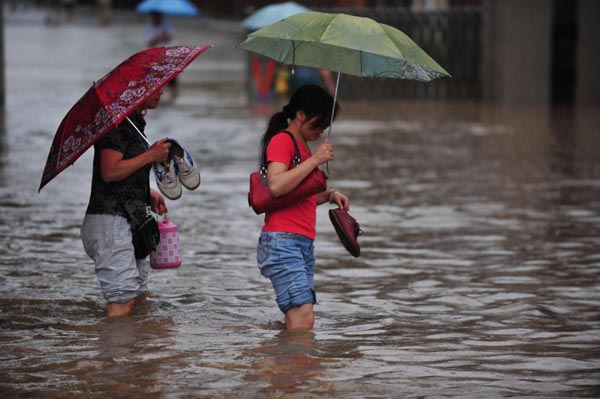 Heavy rains hit Guangxi