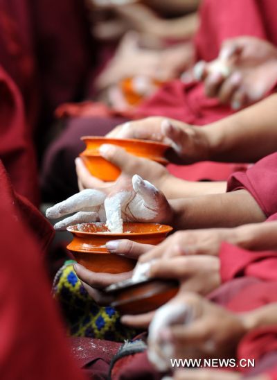 11th Panchen Lama observes Buddhist scriptures debate