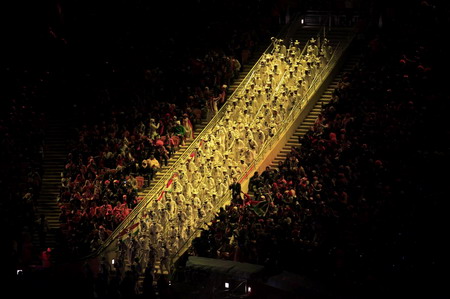 The closing ceremony for the 2010 World Cup