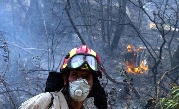 Wildfires rage in Athens suburbs, causing property damage