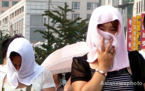 Chinese capital melting under heat wave