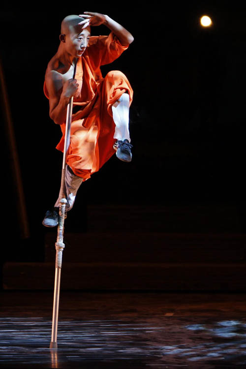 Shaolin monks performance in Amman