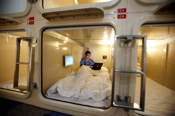 'Capsule inn' to open for business in Shanghai