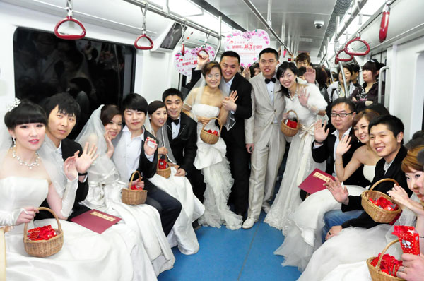 Getting hitched on subway