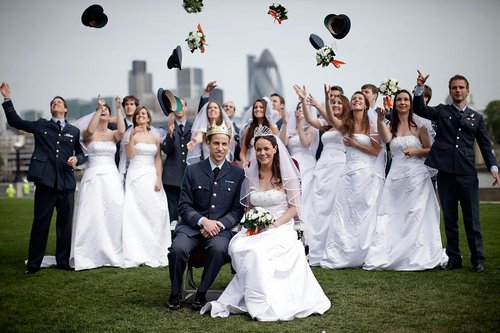 Royal wedding wannabes 