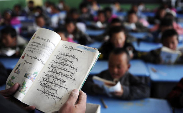 The joys of school life for Tibetan pupils