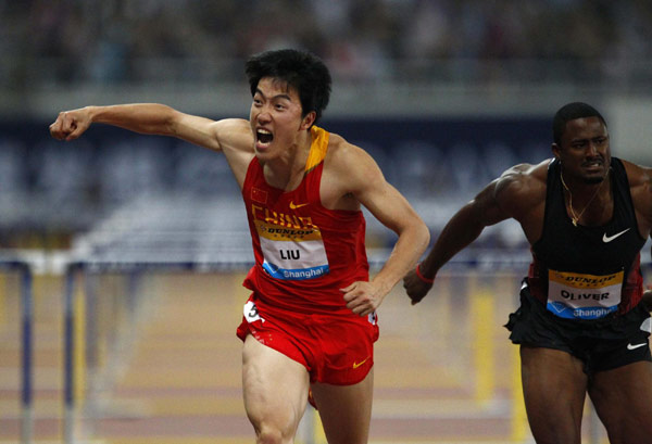 Liu Xiang wins 110m hurdles in Diamond League