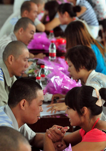 Celebrating Chinese Valentine's Day behind bars