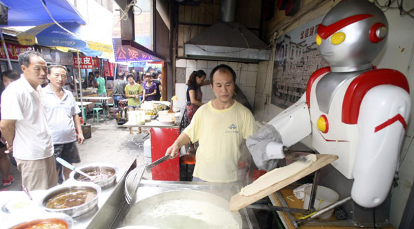 'Ultraman' battles the forces of dough in China