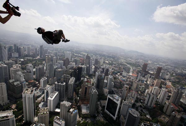 Leap off Kuala Lumpur Tower