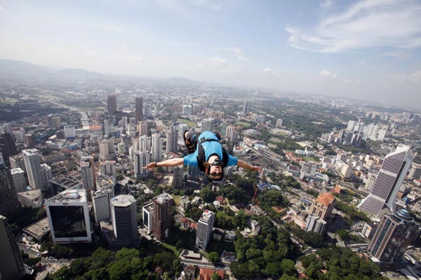 Leap off Kuala Lumpur Tower