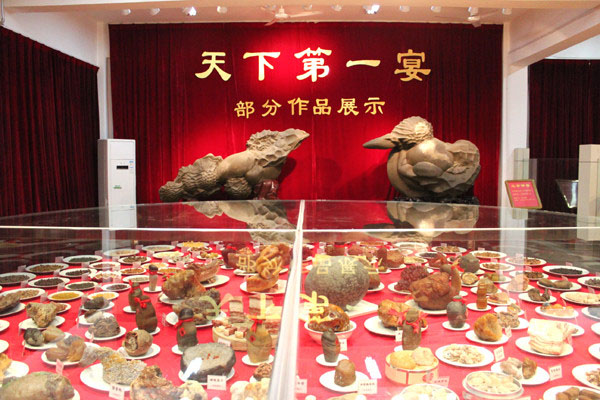 Rare stone banquet in E China
