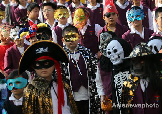 Halloween celebrations in China